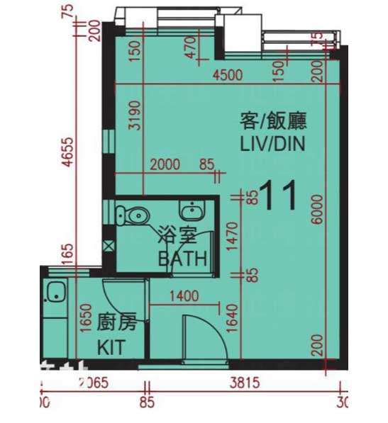 【滿田邨平面圖】裝修/室內設計案例 - EcHouse裝修服務平台